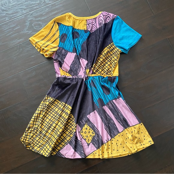 The Nightmare Before Christmas Sally Velvety Costume Dress - Picture 8 of 9